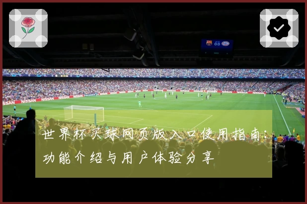 世界杯买球网页版入口使用指南：功能介绍与用户体验分享